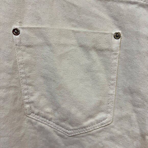 Missguided Plus High Rise Denim Shorts Frayed Hem Long Line Jean Bermuda Plus Sz - Picture 11 of 11